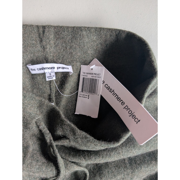 NWT The Cashmere Project Basic 100% Cashmere Sweatpants Size S Dark Green #3H511 - Picture 5 of 7